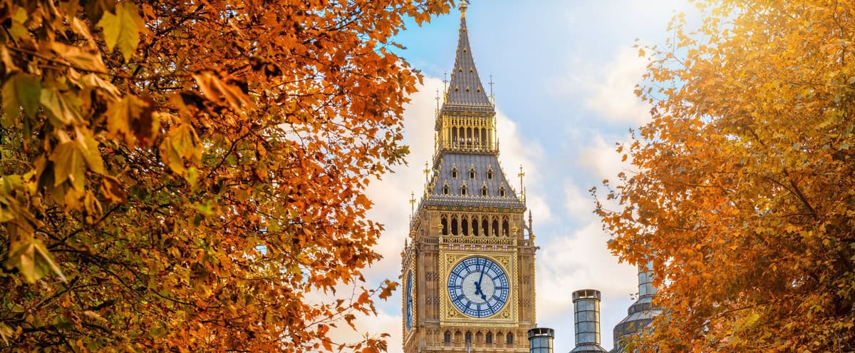 Westminster, London, in autumn.